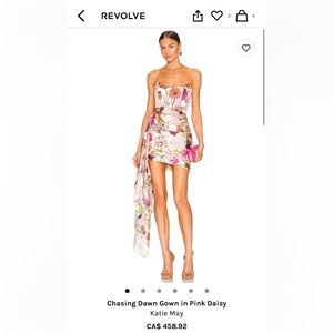 Chasing Dawn Gown in Pink Daisy by Katie May